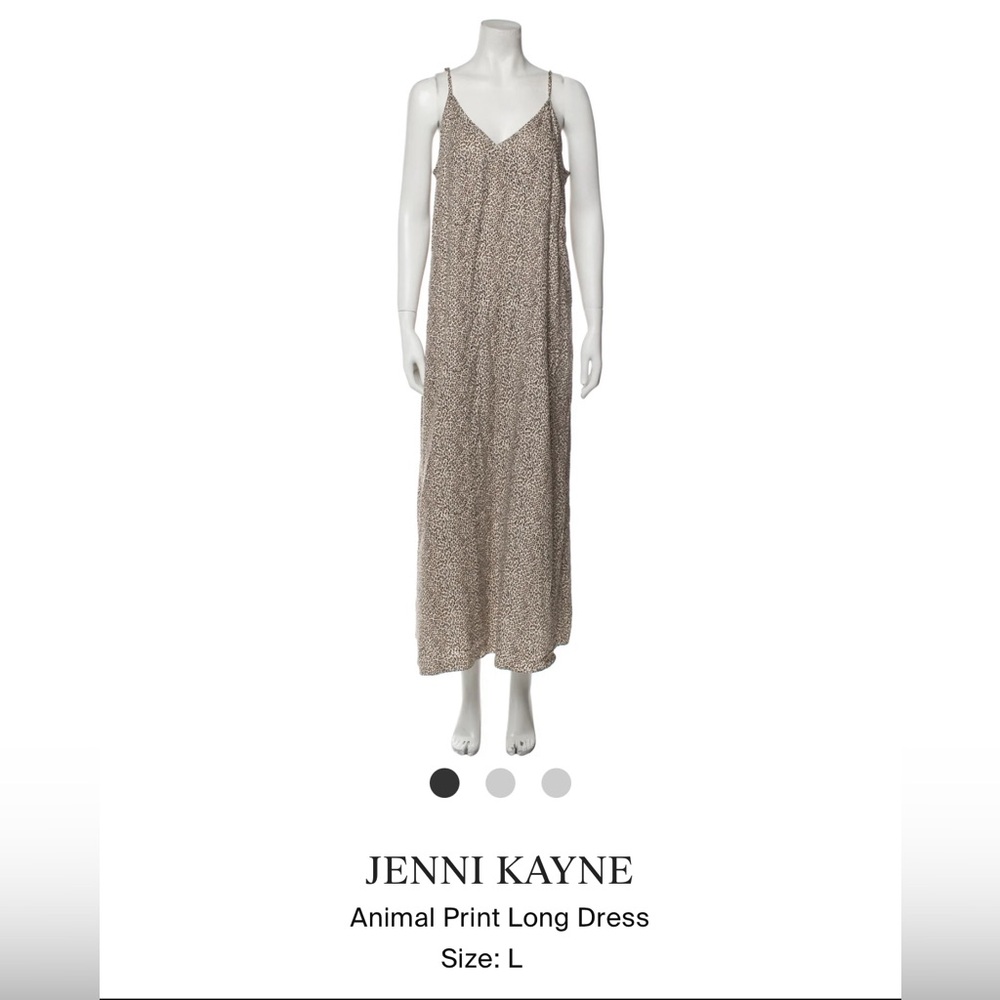 Jenni Kayne Animal Print Long Dress. Size large.